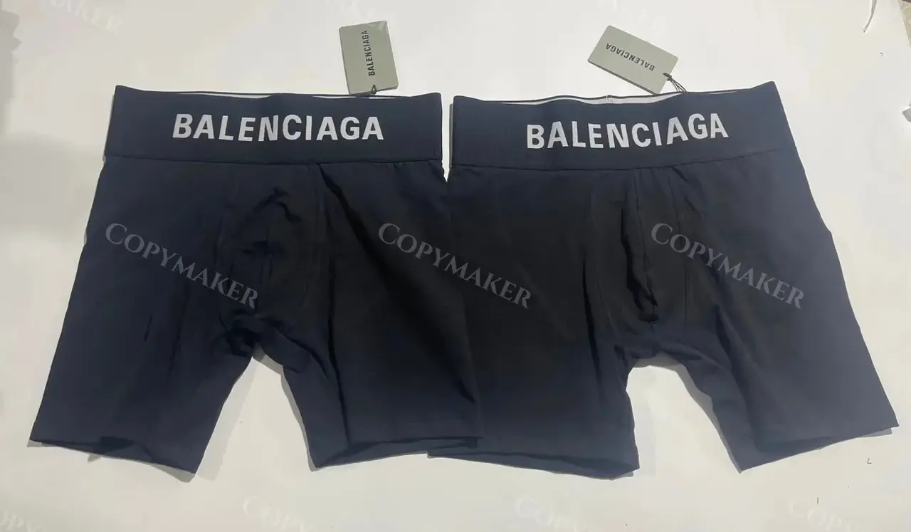 巴黎 BLC 23SS Men’s Boxer 秀款 大字母LOGO 內褲 四角褲 內搭褲