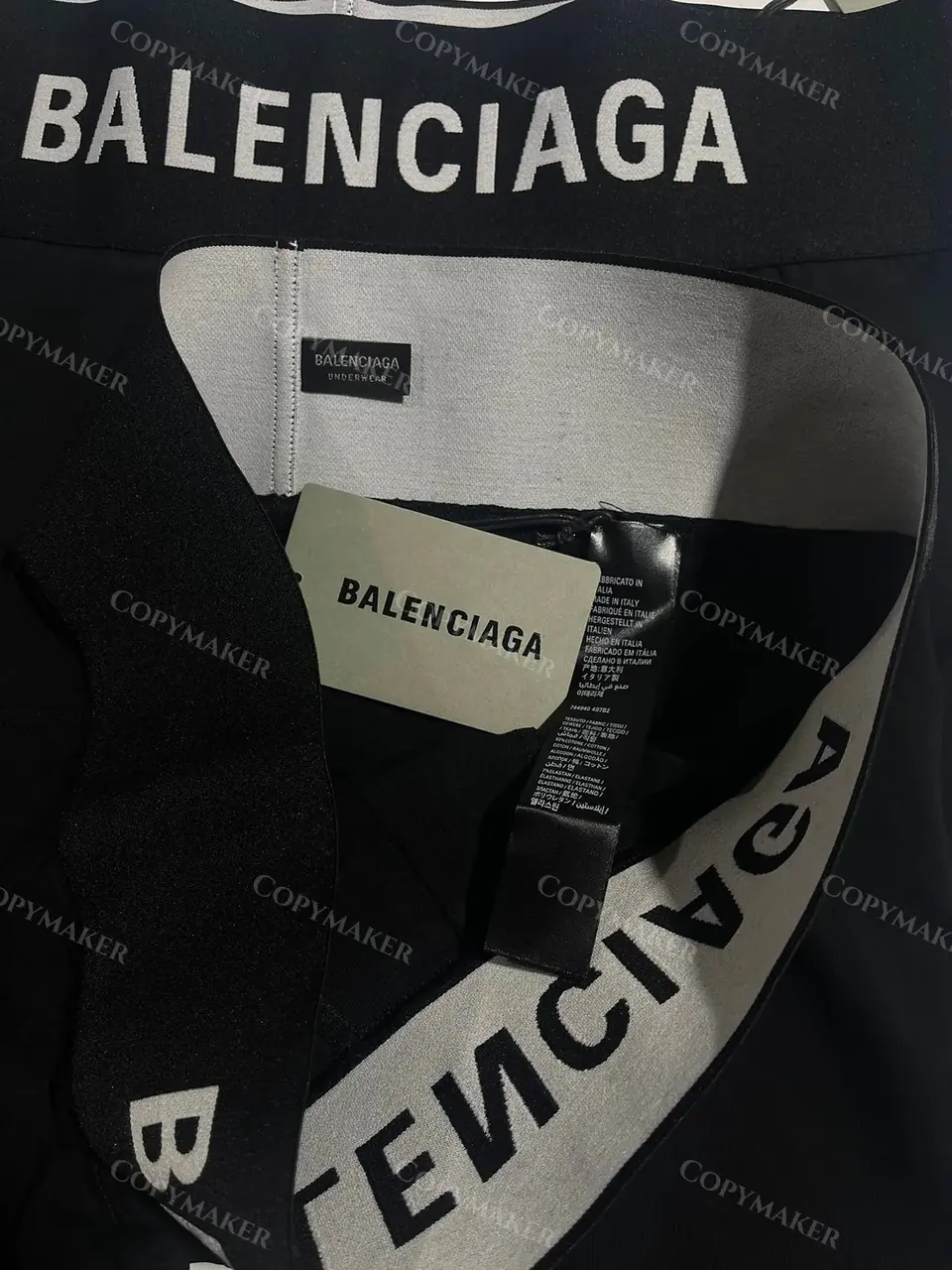 巴黎 BLC 23SS Men’s Boxer 秀款 大字母LOGO 內褲 四角褲 內搭褲