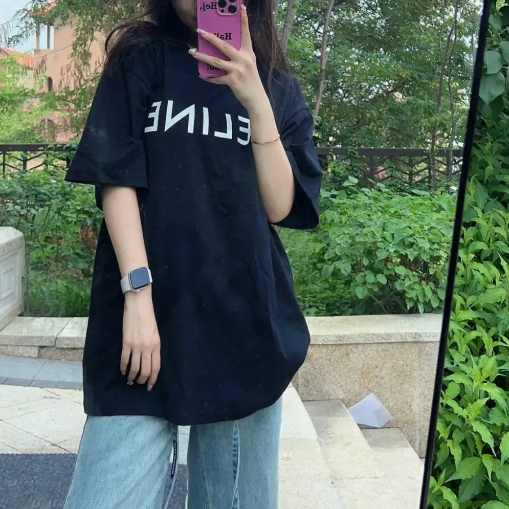 CELIN 24SS 經典 字母LOGO印花 簡約素色 短袖T恤