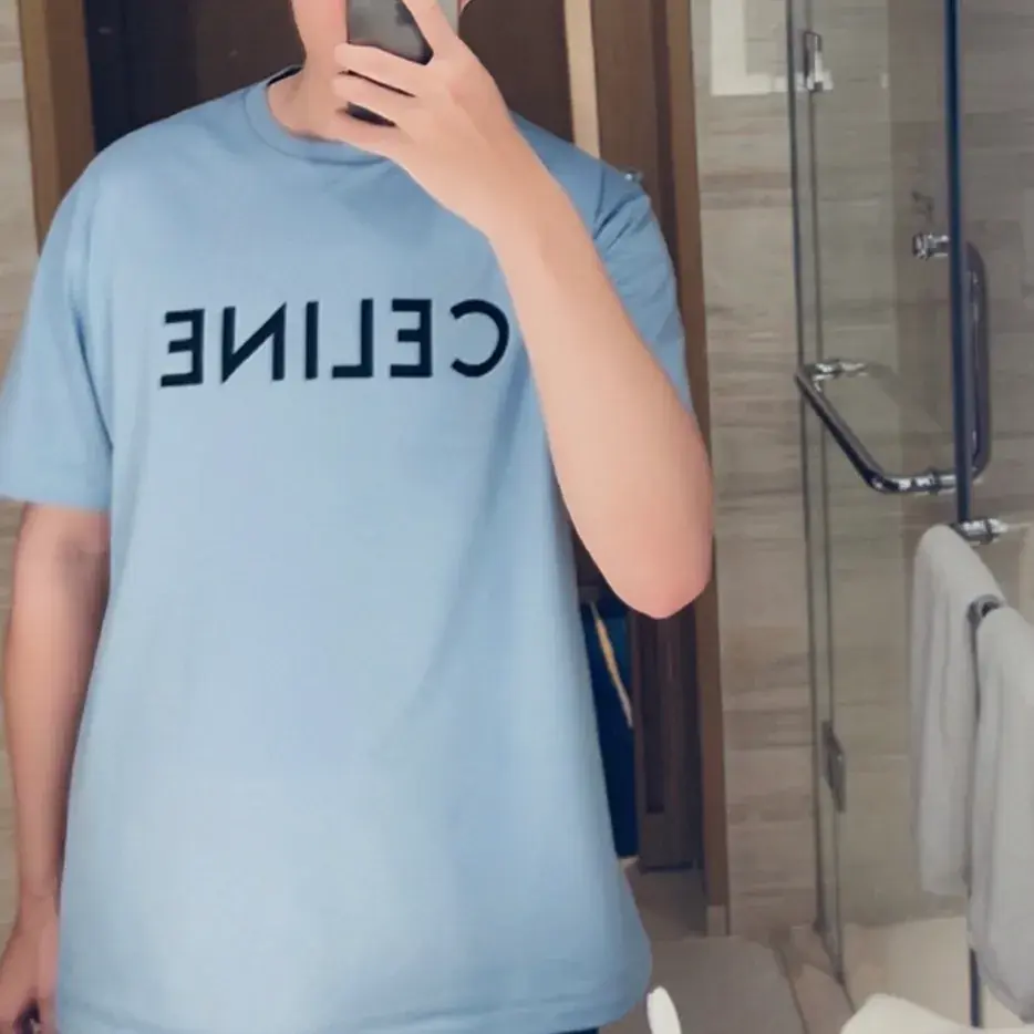 CELIN 24SS 經典 字母LOGO印花 簡約素色 短袖T恤