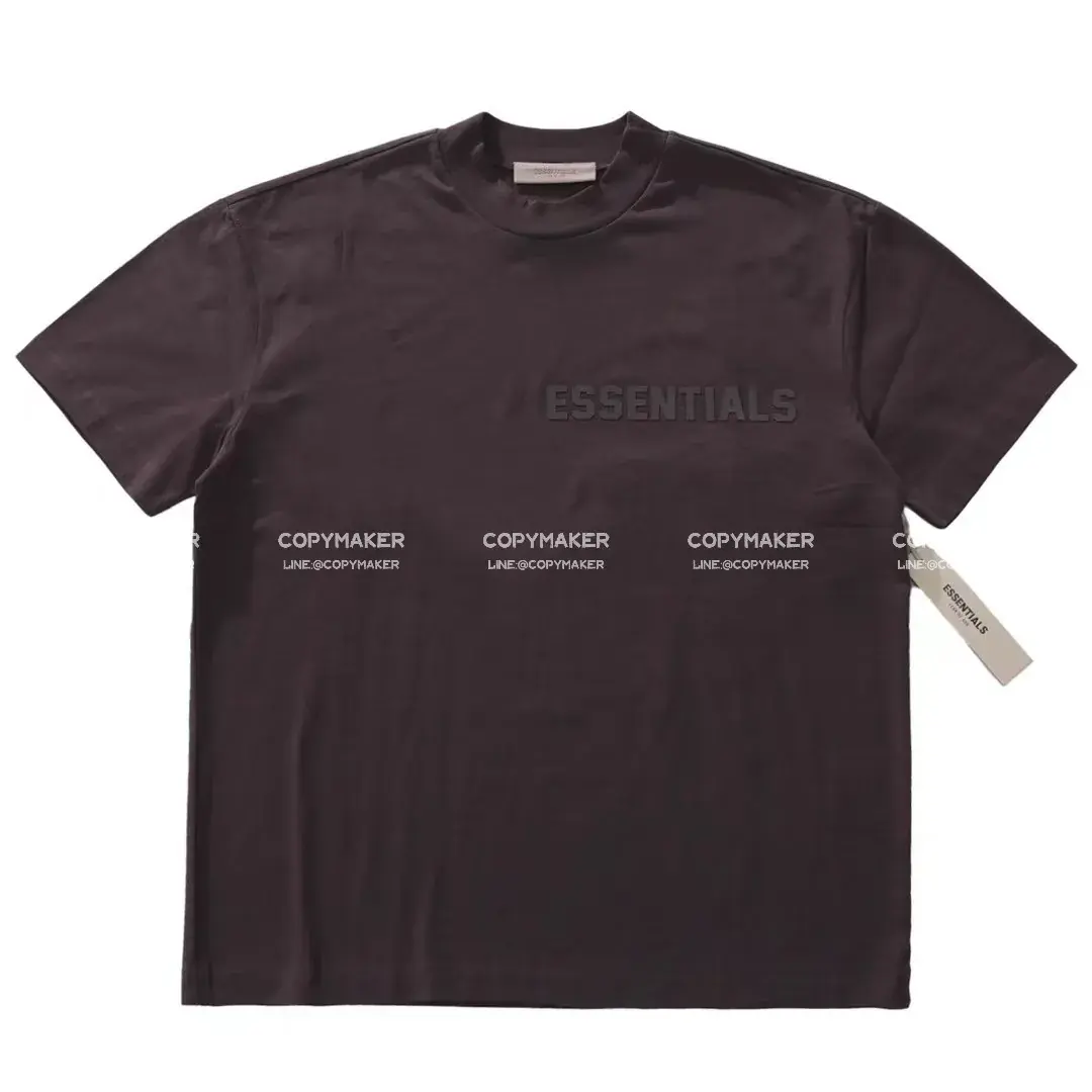 23SS FOG ESSENTIALS 副線 膠標 短袖T恤 2023 FEAR OF GOD 莫蘭迪