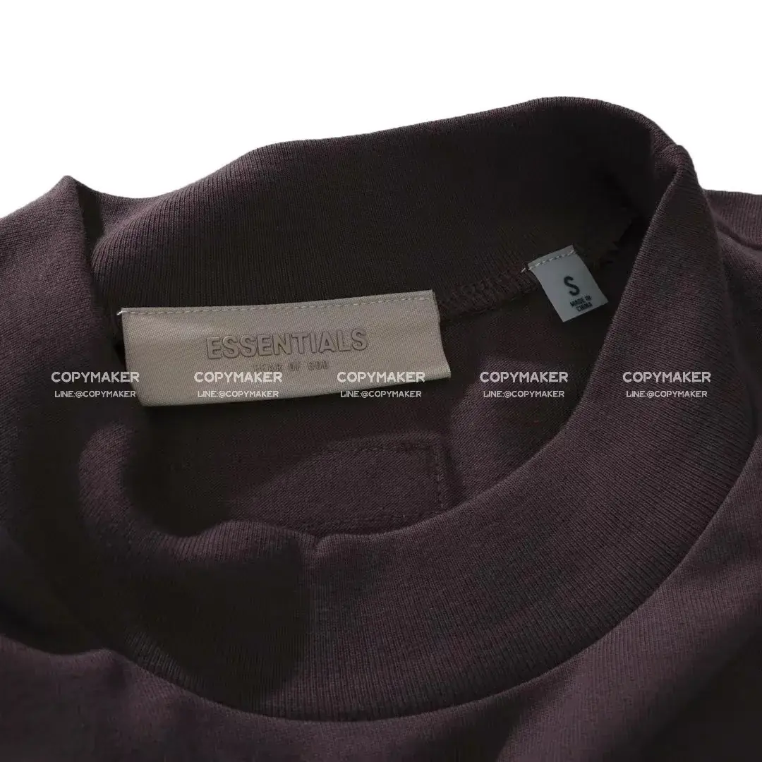 23SS FOG ESSENTIALS 副線 膠標 短袖T恤 2023 FEAR OF GOD 莫蘭迪