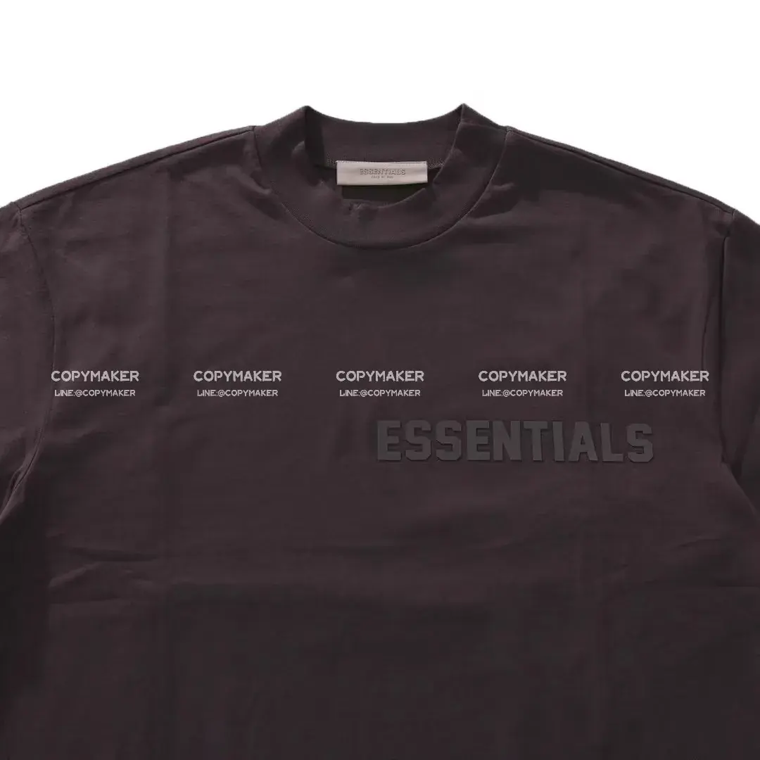 23SS FOG ESSENTIALS 副線 膠標 短袖T恤 2023 FEAR OF GOD 莫蘭迪