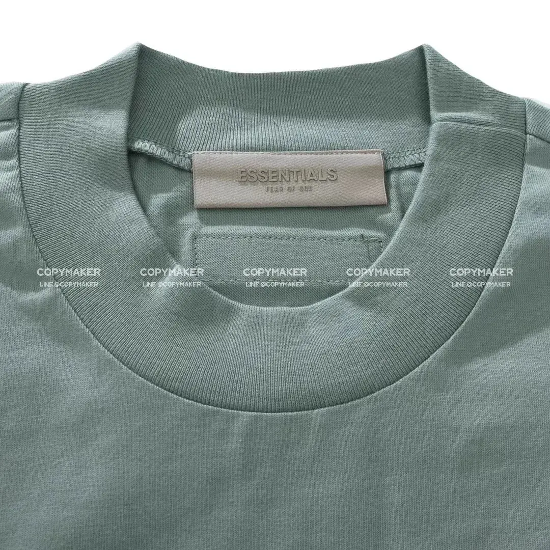 23SS FOG ESSENTIALS 副線 膠標 短袖T恤 2023 FEAR OF GOD 莫蘭迪