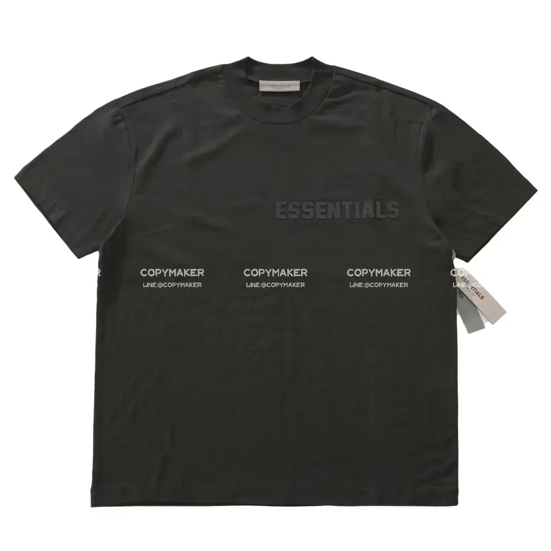 23SS FOG ESSENTIALS 副線 膠標 短袖T恤 2023 FEAR OF GOD 莫蘭迪