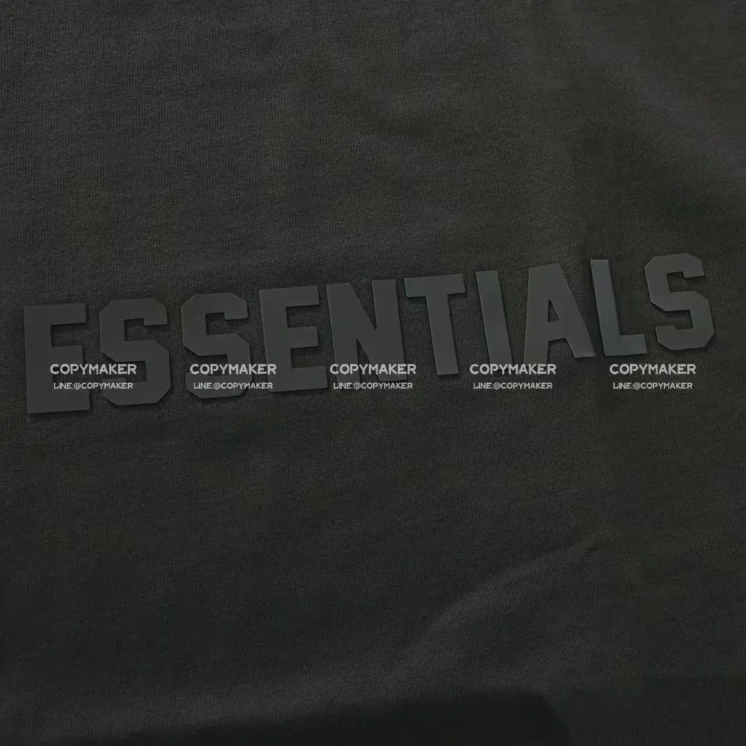 23SS FOG ESSENTIALS 副線 膠標 短袖T恤 2023 FEAR OF GOD 莫蘭迪
