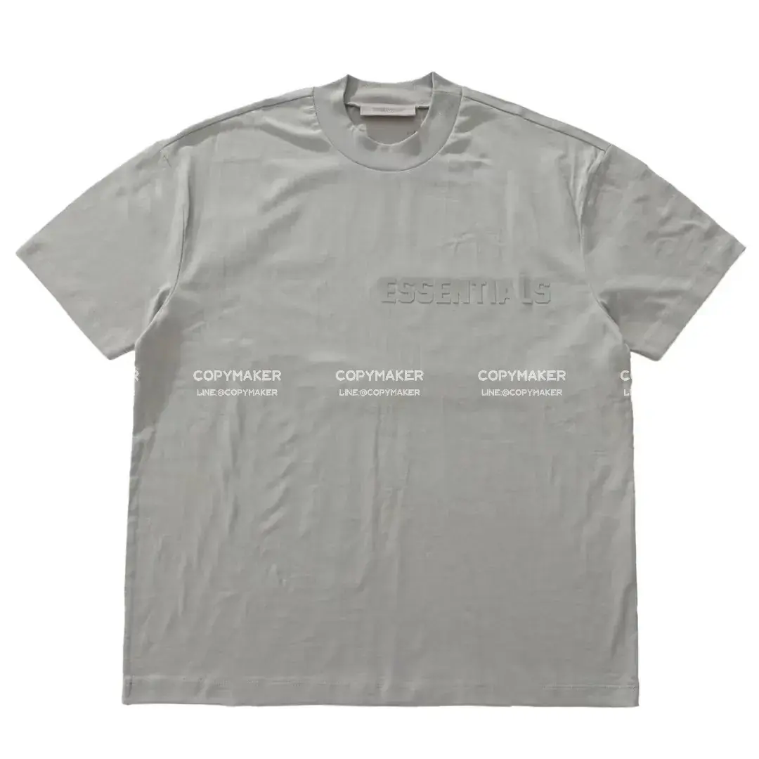 23SS FOG ESSENTIALS 副線 膠標 短袖T恤 2023 FEAR OF GOD 莫蘭迪