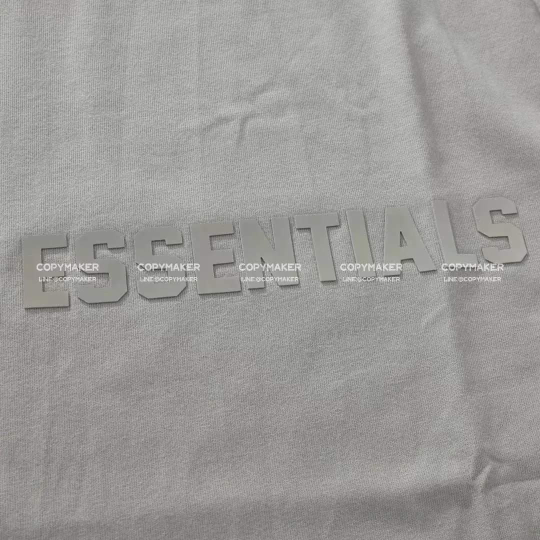 23SS FOG ESSENTIALS 副線 膠標 短袖T恤 2023 FEAR OF GOD 莫蘭迪