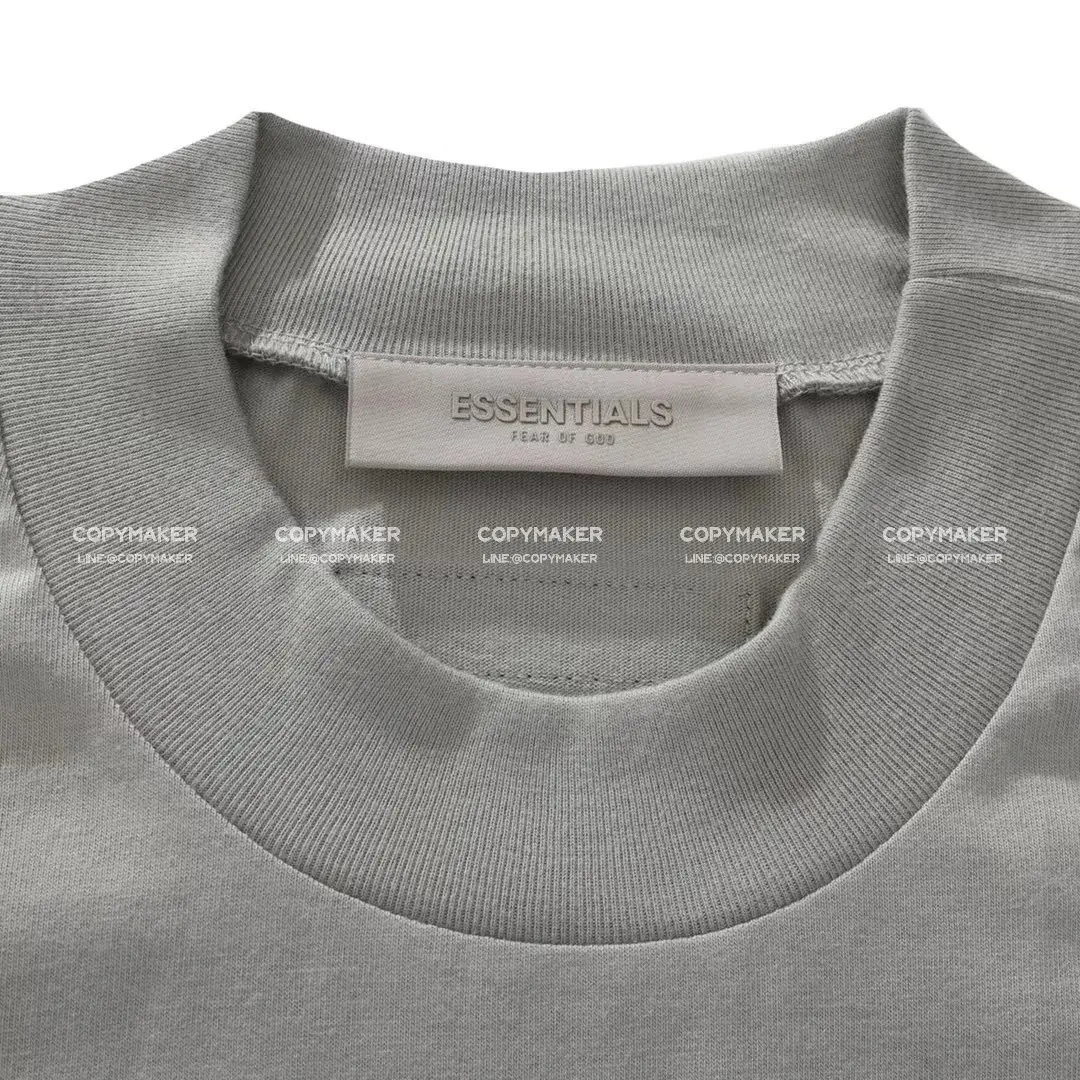 23SS FOG ESSENTIALS 副線 膠標 短袖T恤 2023 FEAR OF GOD 莫蘭迪