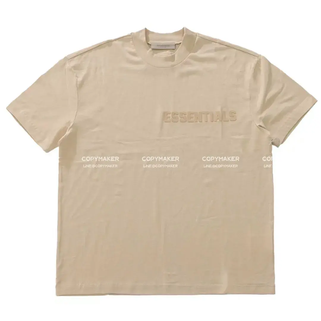 23SS FOG ESSENTIALS 副線 膠標 短袖T恤 2023 FEAR OF GOD 莫蘭迪