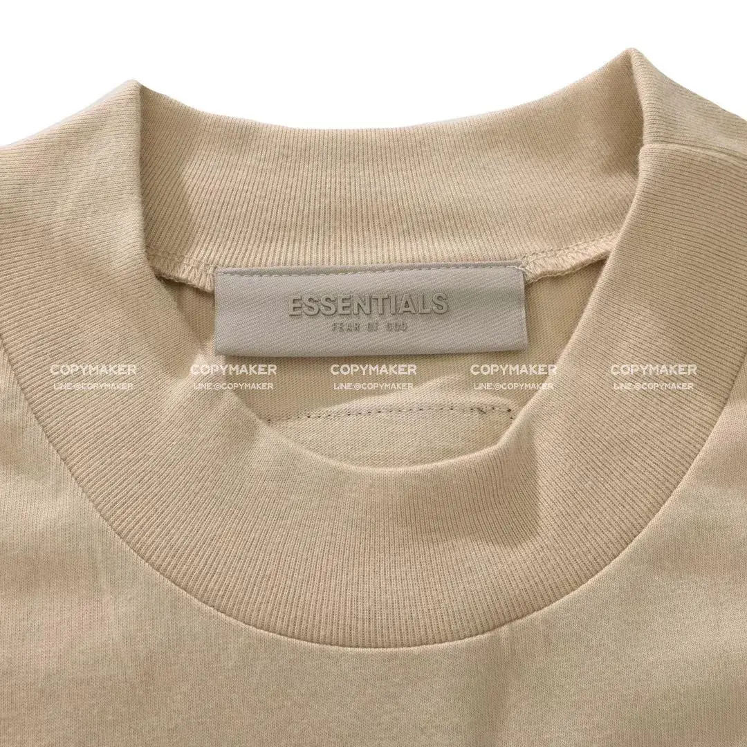 23SS FOG ESSENTIALS 副線 膠標 短袖T恤 2023 FEAR OF GOD 莫蘭迪