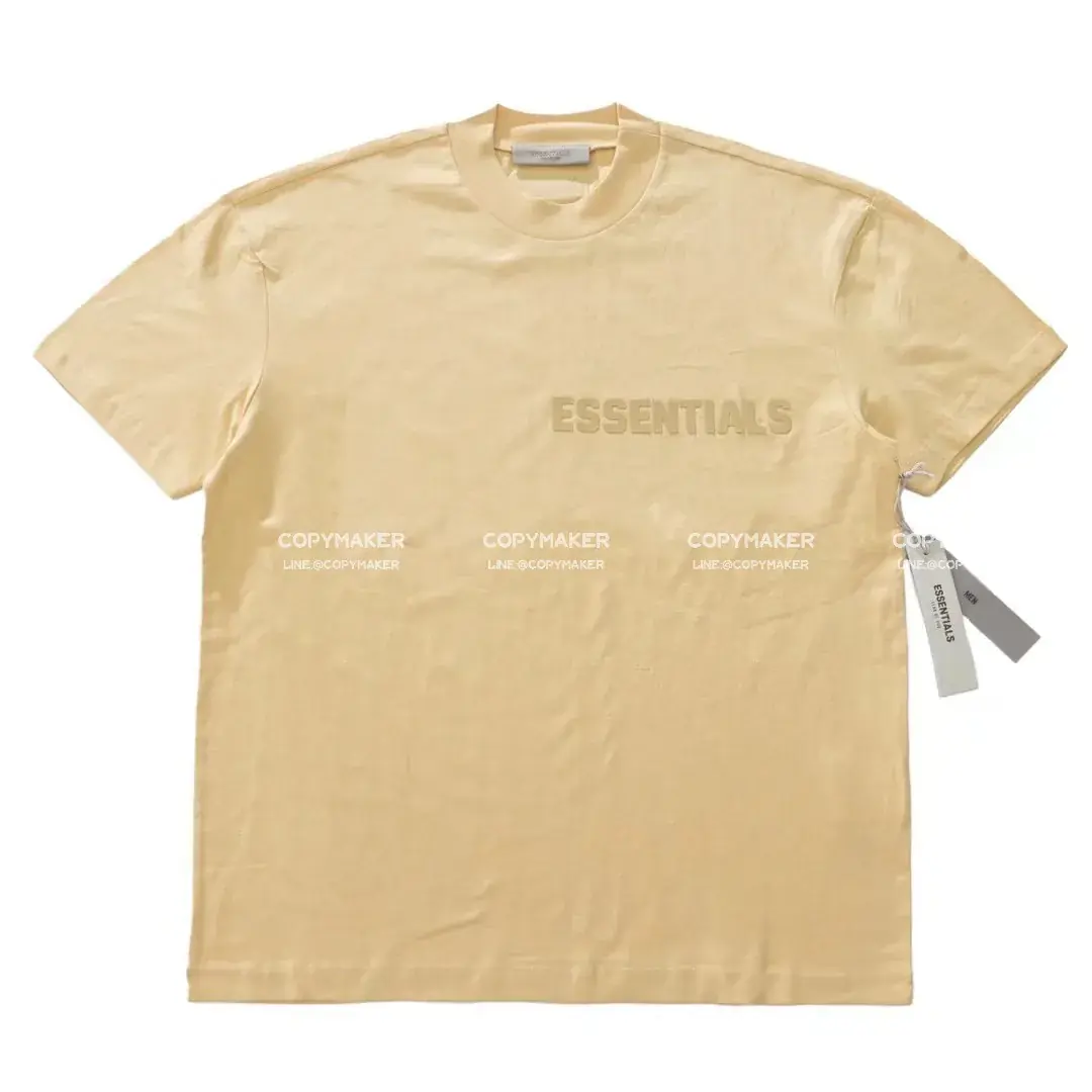 23SS FOG ESSENTIALS 副線 膠標 短袖T恤 2023 FEAR OF GOD 莫蘭迪