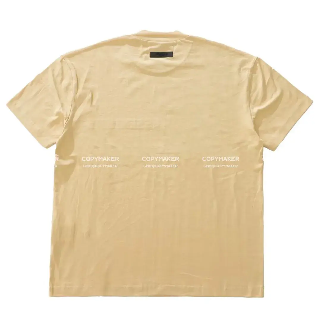 23SS FOG ESSENTIALS 副線 膠標 短袖T恤 2023 FEAR OF GOD 莫蘭迪