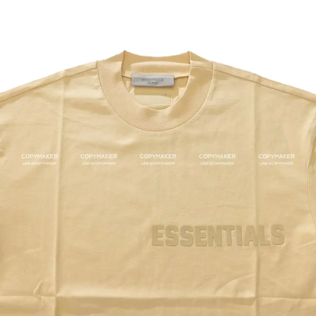 23SS FOG ESSENTIALS 副線 膠標 短袖T恤 2023 FEAR OF GOD 莫蘭迪