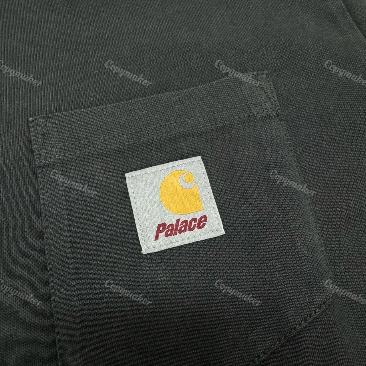 PALACE x Carhartt WIP 23FW 聯名 小標Logo口袋 後背印花 水洗短袖T恤 卡哈特