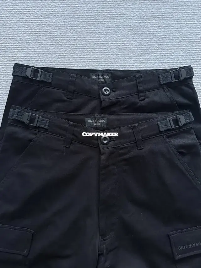 【預售】巴黎 BLC 25SS Cargo 刺繡logo 8袋多功能戰術工裝褲直筒褲休閒褲 黑色