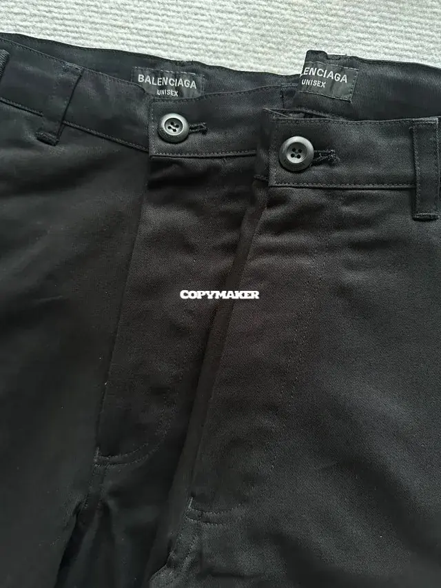 【預售】巴黎 BLC 25SS Cargo 刺繡logo 8袋多功能戰術工裝褲直筒褲休閒褲 黑色