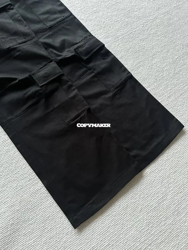 【預售】巴黎 BLC 25SS Cargo 刺繡logo 8袋多功能戰術工裝褲直筒褲休閒褲 黑色