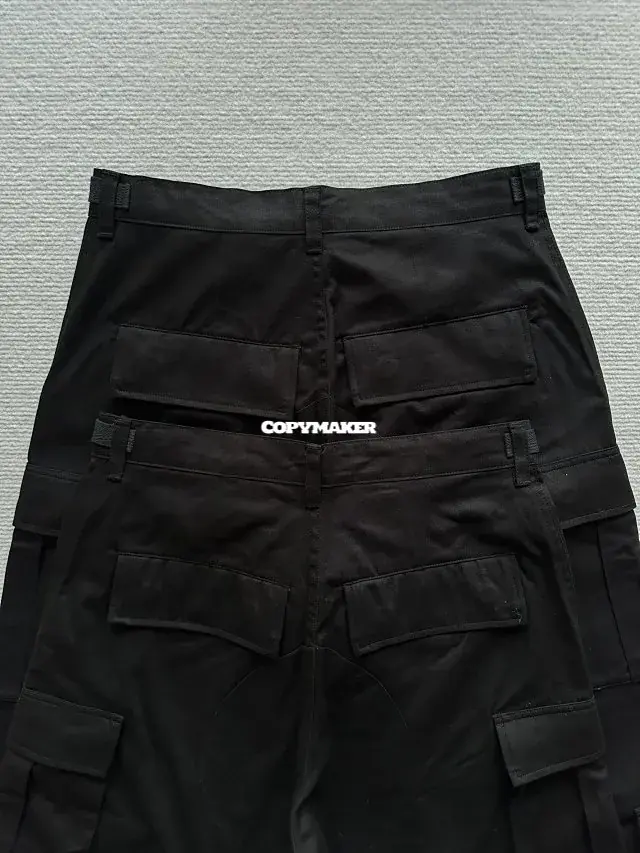 【預售】巴黎 BLC 25SS Cargo 刺繡logo 8袋多功能戰術工裝褲直筒褲休閒褲 黑色