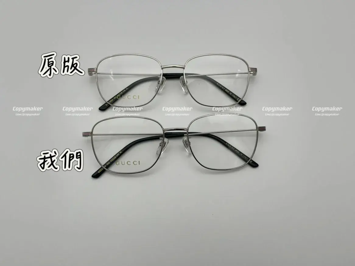 【現貨】【過驗】GUC 23SS GG1126OA 銀色鏡框 平光眼鏡 光學眼鏡 無度數