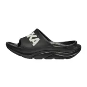 【預售】HOKA ONE ONE Ora Athletic Slide 拖鞋恢復鞋穆勒鞋休閒鞋 黑色：圖片 2