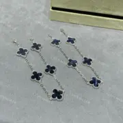 VCA 梵克雅* Alhambra 四葉草 限定款 彼得石 雷射 手環 手鍊 V金：圖片 4