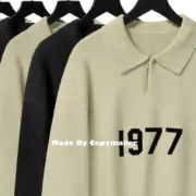 22SS FOG ESSENTIALS 1977 字母 毛衣 針織Polo衫 2022 FEAR OF GOD：圖片 9