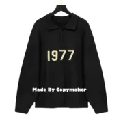 22SS FOG ESSENTIALS 1977 字母 毛衣 針織Polo衫 2022 FEAR OF GOD：圖片 12