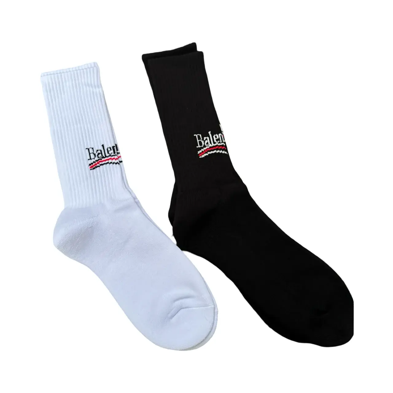 【現貨】【福利回饋】巴黎 BLC 24SS 可樂 波浪 經典 襪子中筒襪棉襪長襪足球襪