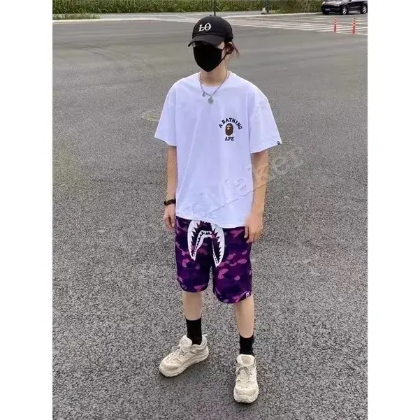 A bathing ape BAPE 猴子 猿人 經典logo 小頭 後背印花 短袖 T恤