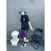 A bathing ape BAPE 猴子 猿人 經典logo 小頭 後背印花 短袖 T恤：圖片 6