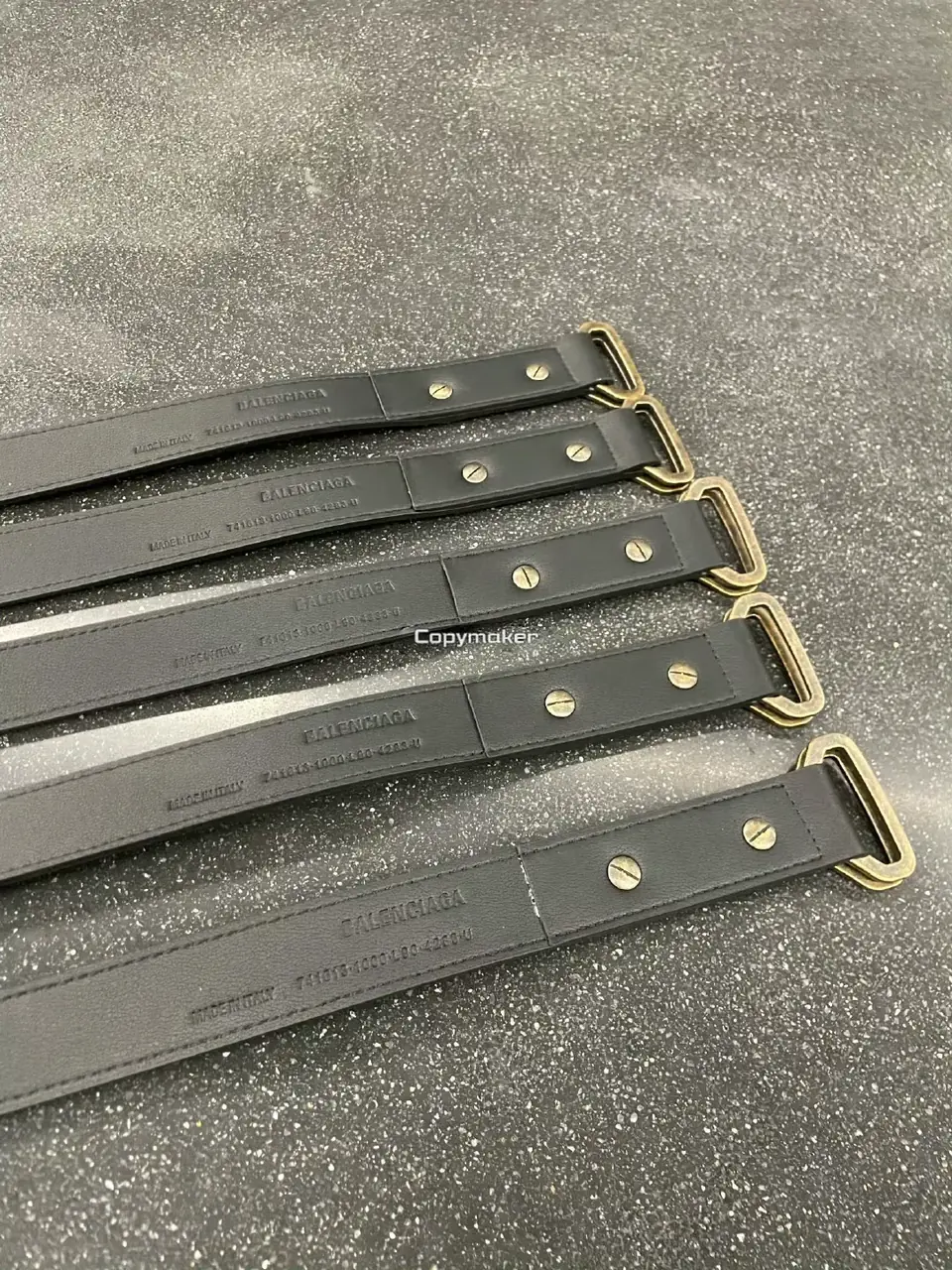 【現貨】【過驗】巴黎 BLC 25SS 秀款 黃銅做舊開瓶器開罐器頭層牛皮 皮帶腰帶 140cm