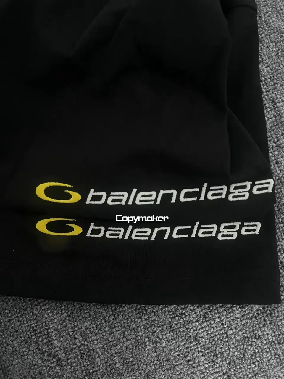 【618新品】巴黎 BLC 25SS 循環刺繡logo單環四面刺繡 短袖T恤 二色