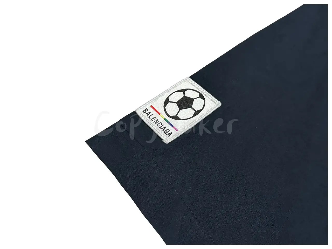 巴黎 BLC 23SS Soccer Shirt 經典刺繡 足球短袖襯衫