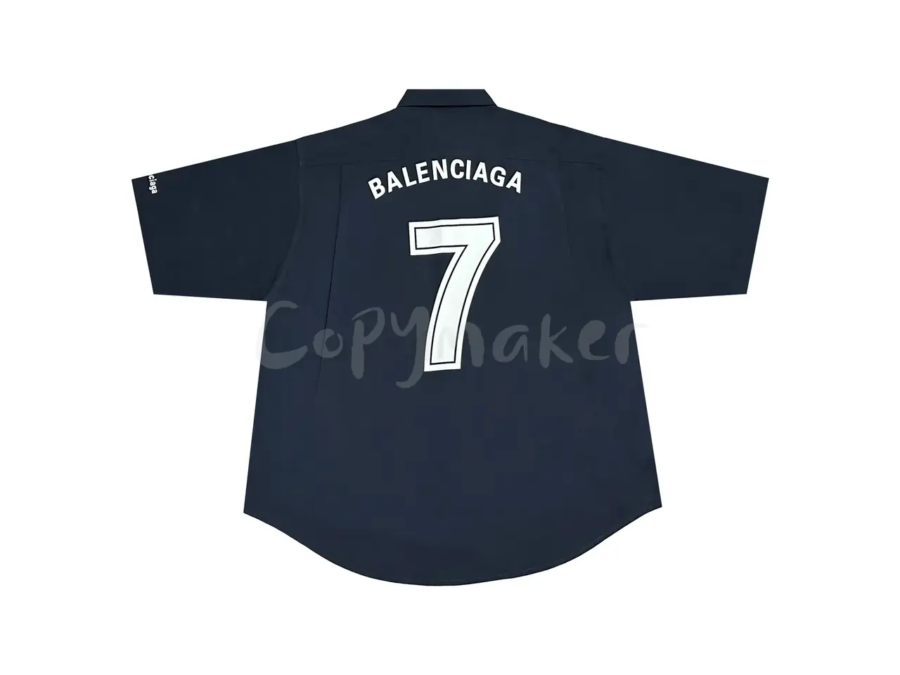 巴黎 BLC 23SS Soccer Shirt 經典刺繡 足球短袖襯衫
