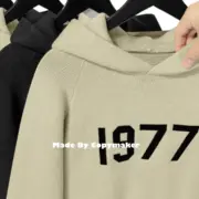 22SS FOG ESSENTIALS 1977 字母 連帽毛衣 針織衫 2022 FEAR OF GOD：圖片 6