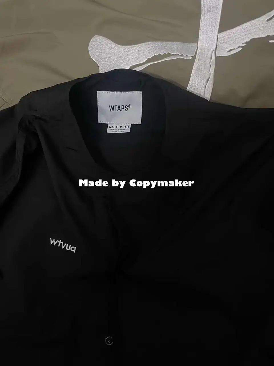 WTAPS 22AW SCOUT LS NYCO TUSSAH 骨頭 圓領 長袖 襯衫風衣衝鋒衣