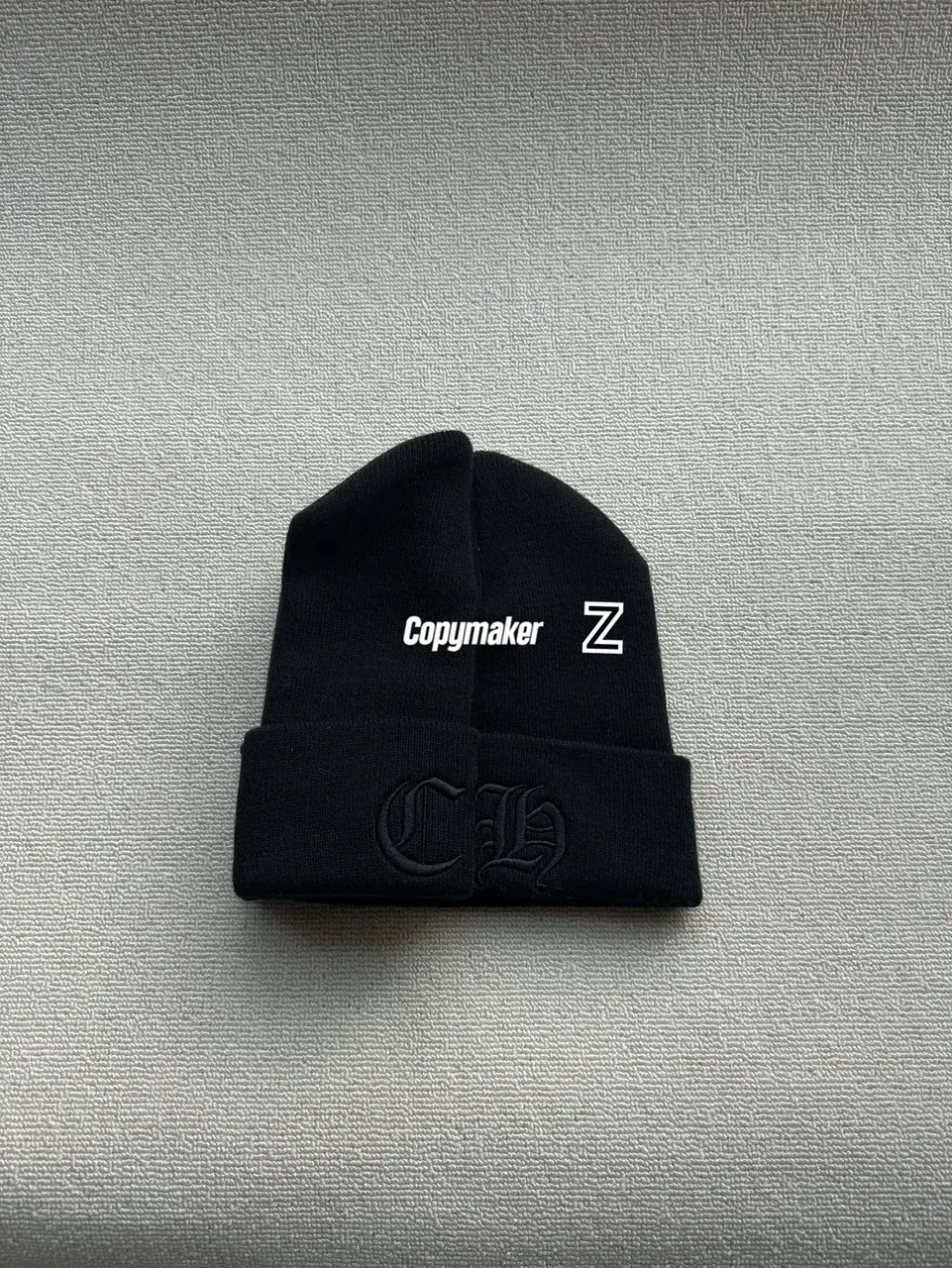 【現貨】【過驗】Chrome Hearts 26SS 刺繡梵文字母 CH 克羅心 羊毛混紡毛帽冷帽帽子