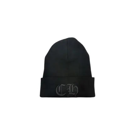 【現貨】【過驗】Chrome Hearts 26SS 刺繡梵文字母 CH 克羅心 羊毛混紡毛帽冷帽帽子