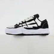 【預售】AMIRI x Maison Mihara Yasuhiro 25SS 聯名 骨頭 溶解鞋帆布鞋板鞋 MMY 黑/米色：圖片 19