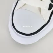 【預售】AMIRI x Maison Mihara Yasuhiro 25SS 聯名 骨頭 溶解鞋帆布鞋板鞋 MMY 黑/米色：圖片 25