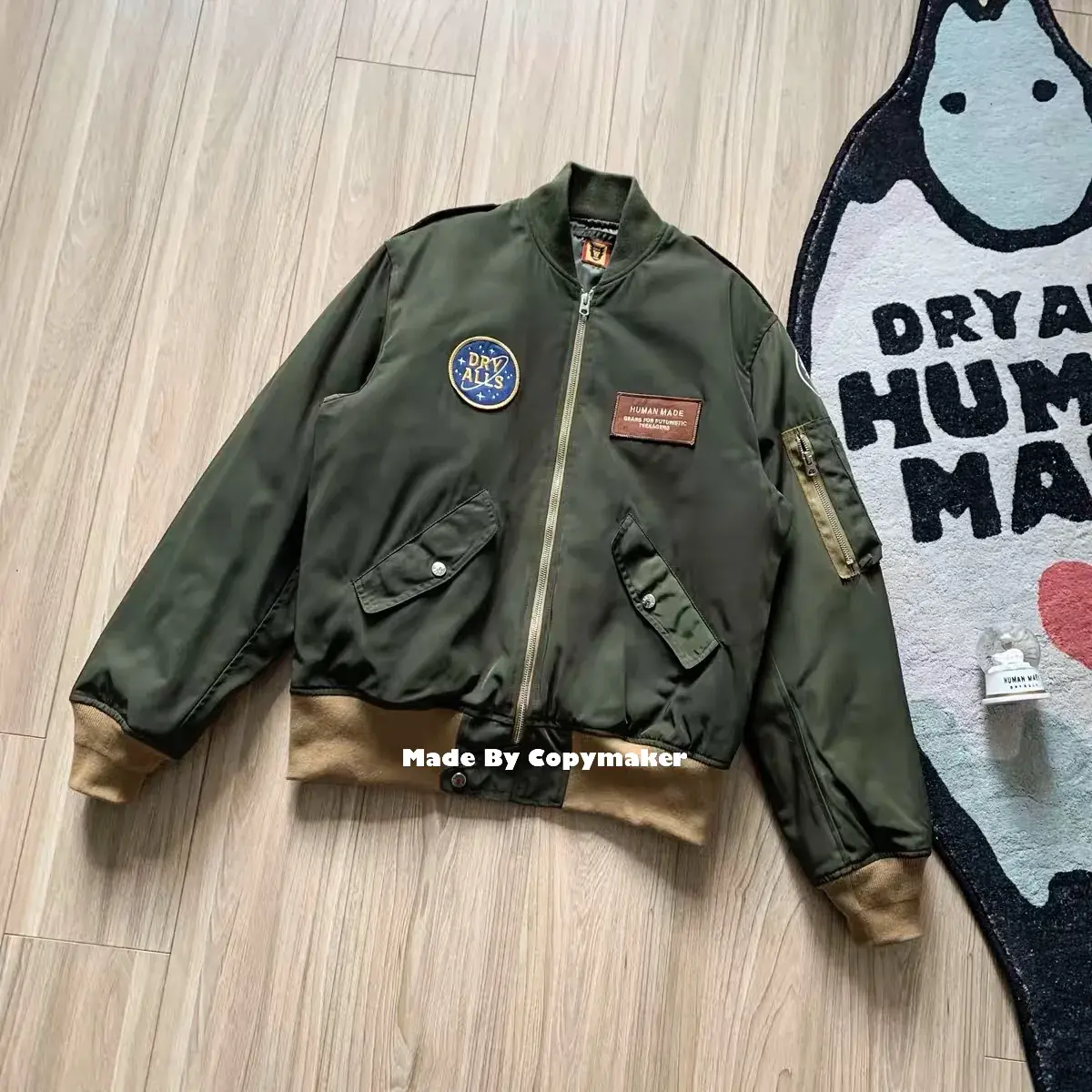 Human made 22SS 虎頭 徽章 刺繡 MA-1 飛行夾克 外套