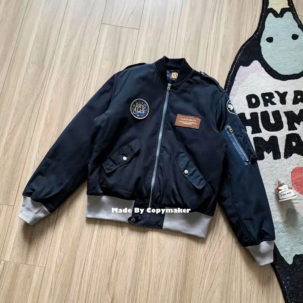 Human made 22SS 虎頭 徽章 刺繡 MA-1 飛行夾克 外套