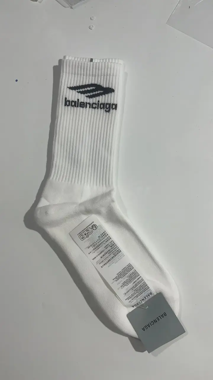 巴黎 BLC 23SS 3B Sports Icon Socks 襪子 中筒襪 毛巾底