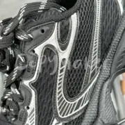 【預售】巴黎 BLC 3XL 時尚復古作舊 增高 老爹鞋 休閒鞋 XXXL 黑銀色：圖片 17