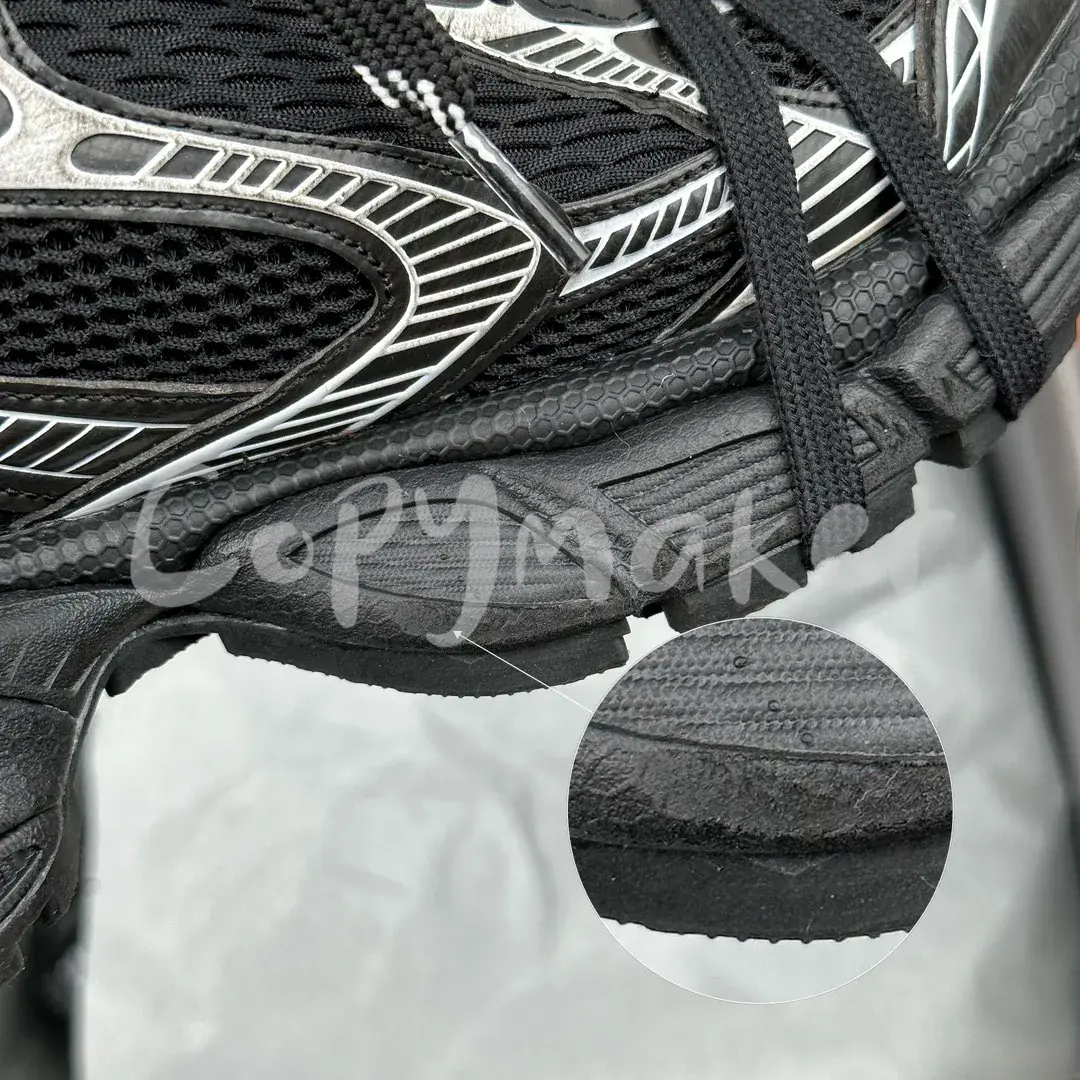 【預售】巴黎 BLC 3XL 時尚復古作舊 增高 老爹鞋 休閒鞋 XXXL 黑銀色