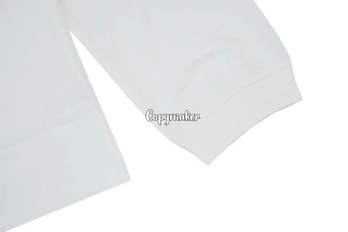 【預售】 SUP 23FW Collar Logo LS Top 刺繡logo 簡約素色 長袖T恤薄衛衣 黑色/白色