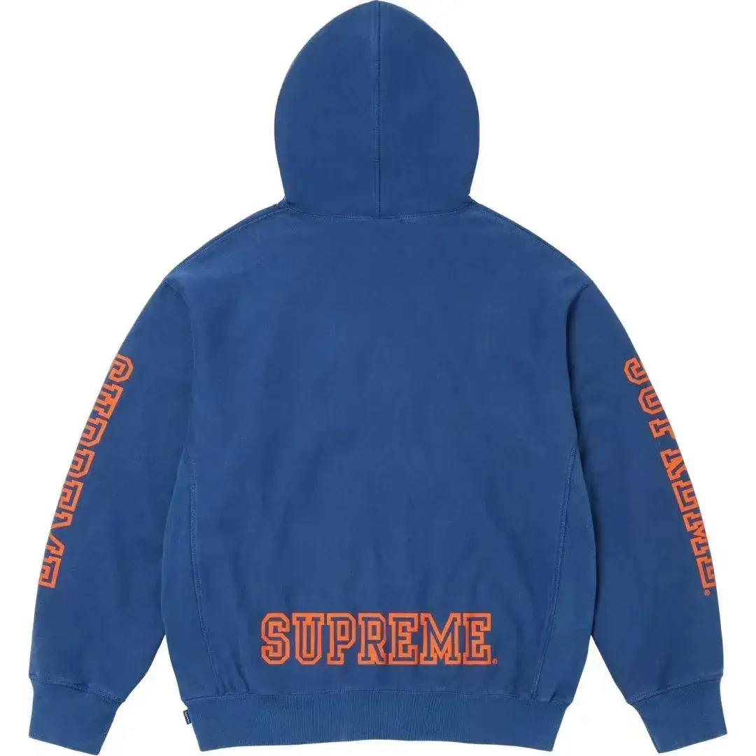 【預售】Sup FW24 Collegiate Sleeve Hooded Sweatshirt 麒麟臂發泡印花連帽衛衣帽踢長袖 四色