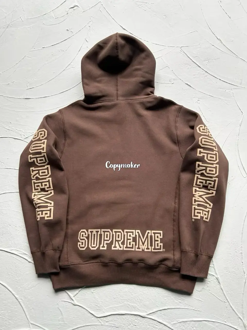 【預售】Sup FW24 Collegiate Sleeve Hooded Sweatshirt 麒麟臂發泡印花連帽衛衣帽踢長袖 四色