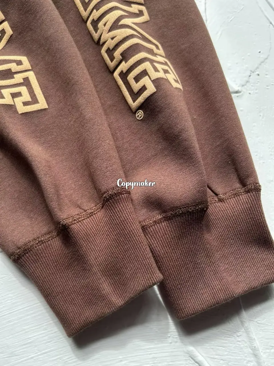 【預售】Sup FW24 Collegiate Sleeve Hooded Sweatshirt 麒麟臂發泡印花連帽衛衣帽踢長袖 四色